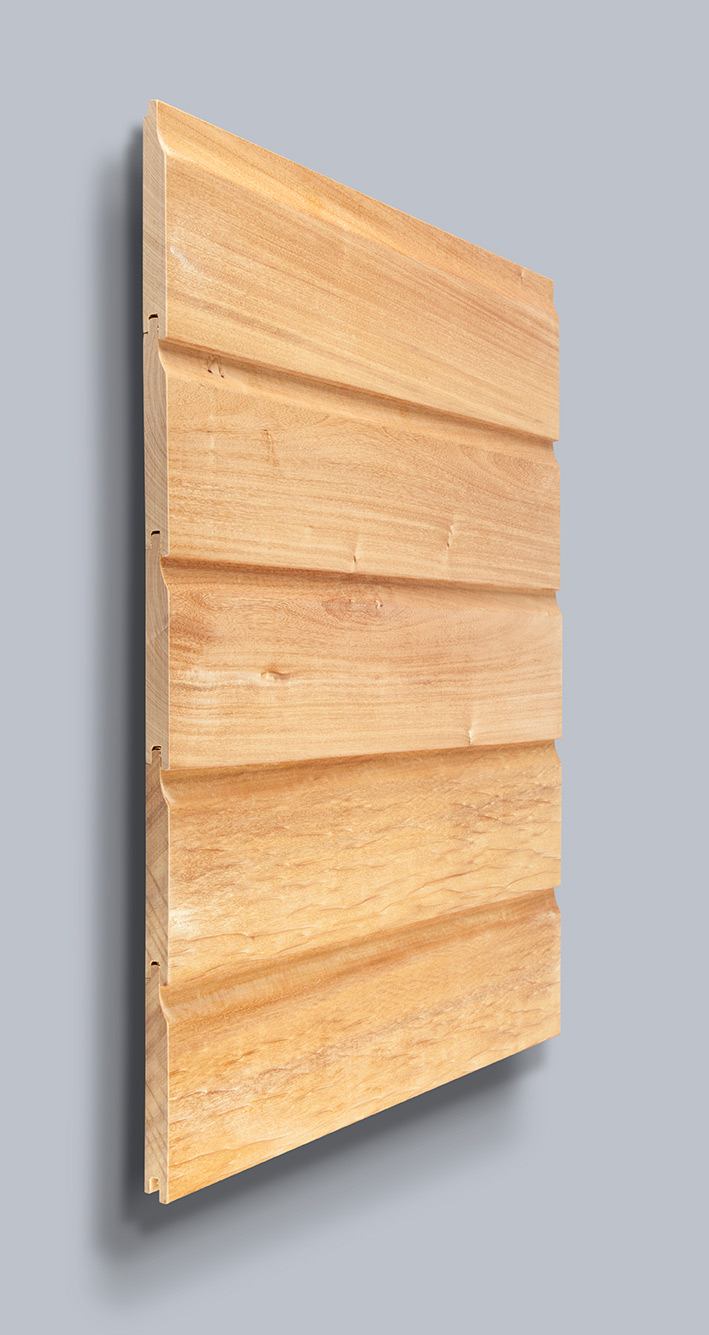 Stülpschalung - Holzfassade - Detailsansicht